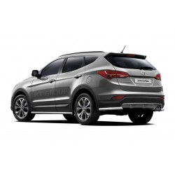 Защита заднего бампера угловая 51мм (НПС) Hyundai Santa Fe 2013-2015